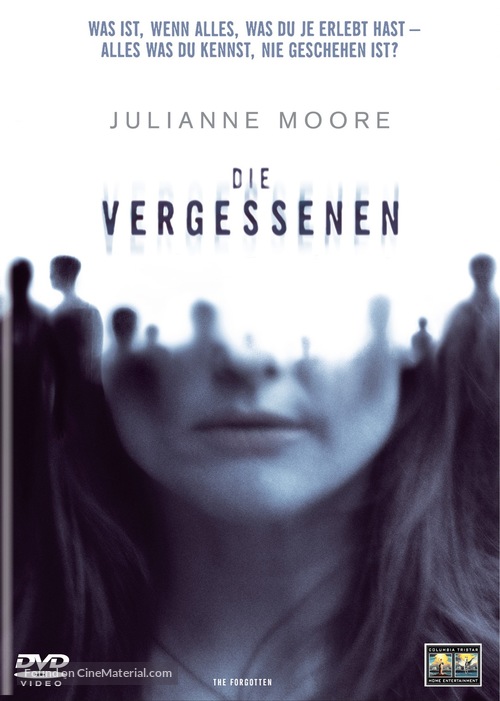 The Forgotten - German DVD movie cover