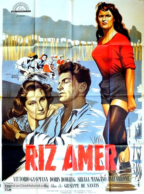 Riso amaro - French Movie Poster