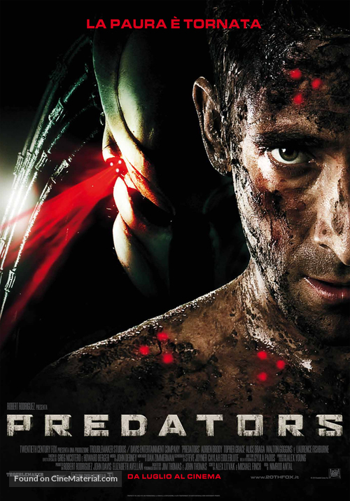 Predators - Italian Movie Poster
