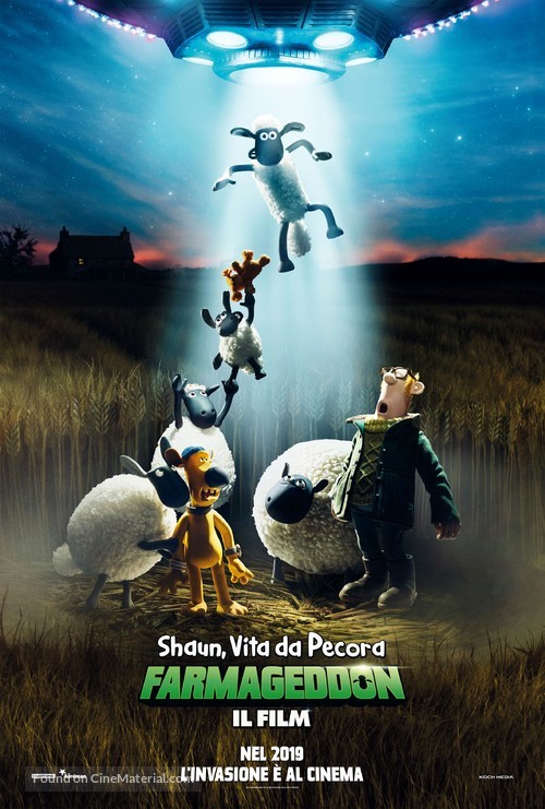 A Shaun the Sheep Movie: Farmageddon - Italian Movie Poster