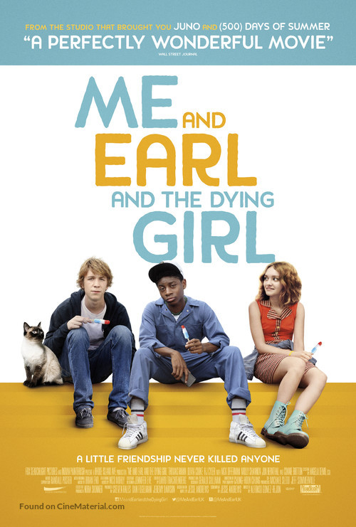 Me and Earl and the Dying Girl - British Movie Poster