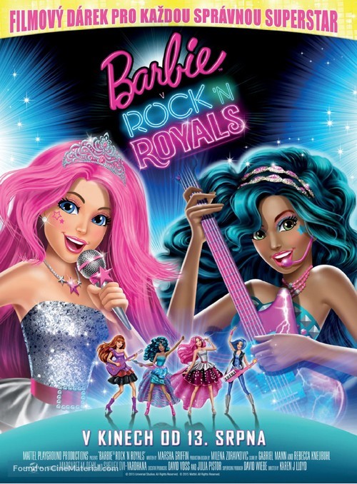 Barbie in Rock &#039;N Royals - Slovak Movie Poster