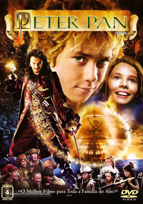 Peter Pan - Brazilian DVD movie cover