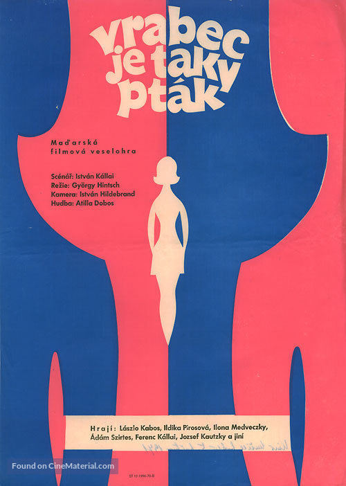 A Ver&eacute;b is mad&aacute;r - Czech Movie Poster