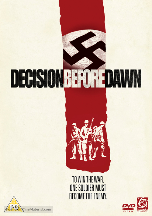 Decision Before Dawn - British Movie Cover