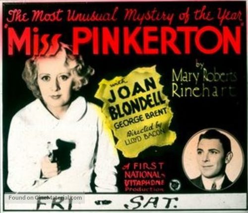 Miss Pinkerton - poster