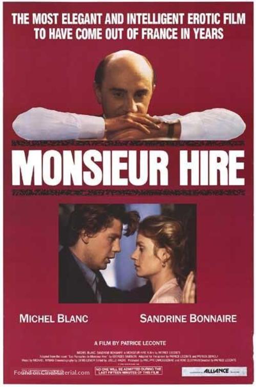Monsieur Hire - Movie Poster