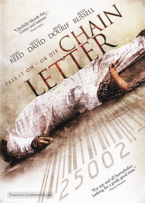 Chain Letter - DVD movie cover