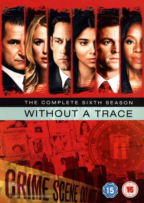 &quot;Without a Trace&quot; - British DVD movie cover