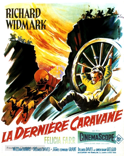 The Last Wagon - French Movie Poster