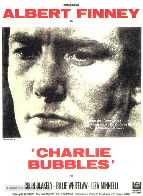 Charlie Bubbles - French Movie Poster