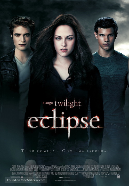 The Twilight Saga: Eclipse - Portuguese Movie Poster