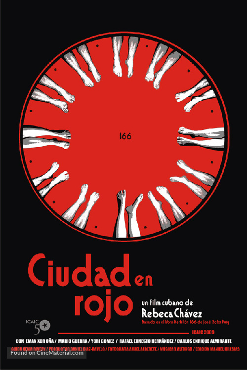 Ciudad en rojo - Cuban Movie Poster