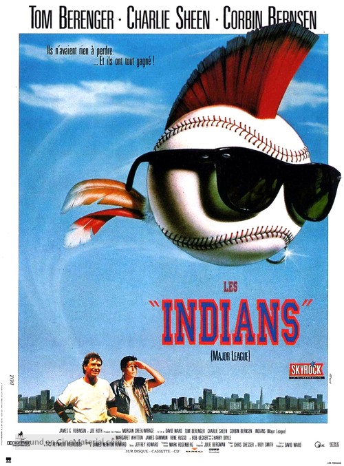 Major League - French Movie Poster