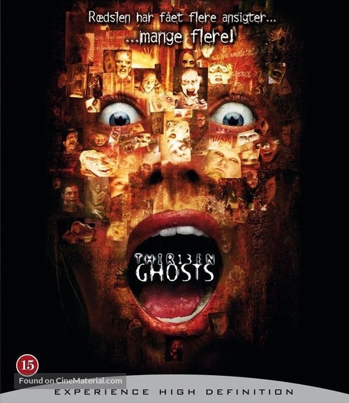 Thir13en Ghosts - Danish Blu-Ray movie cover