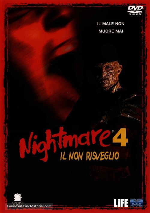 A Nightmare on Elm Street 4: The Dream Master - Italian Movie Cover