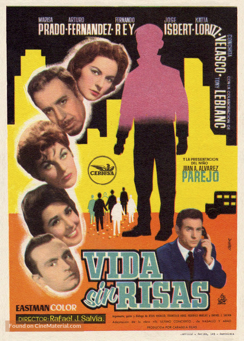 Vida sin risas - Spanish Movie Poster