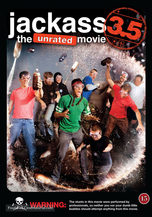 Jackass 3.5 - Danish DVD movie cover