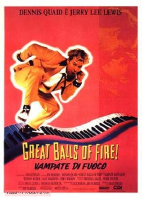 Great Balls Of Fire - Italian Movie Poster