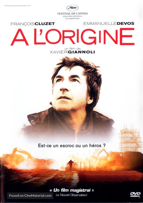 &Agrave; l&#039;origine - French DVD movie cover