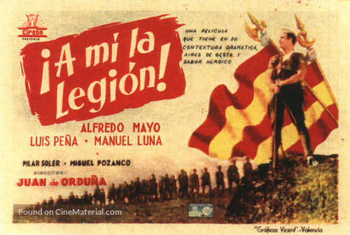 &iexcl;A m&iacute; la legi&oacute;n! - Spanish Movie Poster
