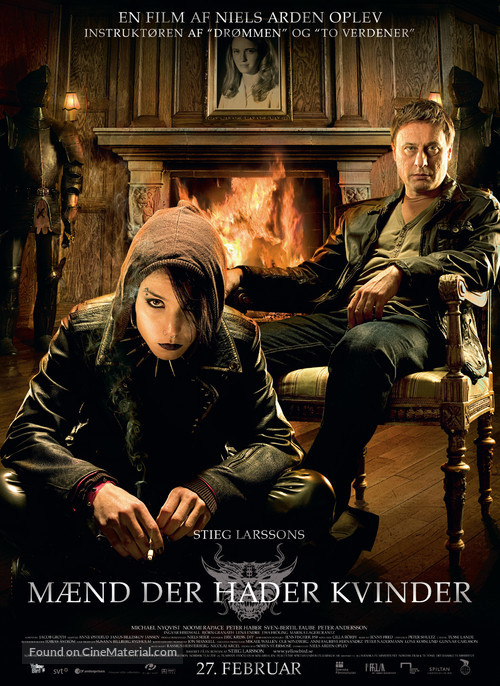 M&auml;n som hatar kvinnor - Swedish Movie Poster