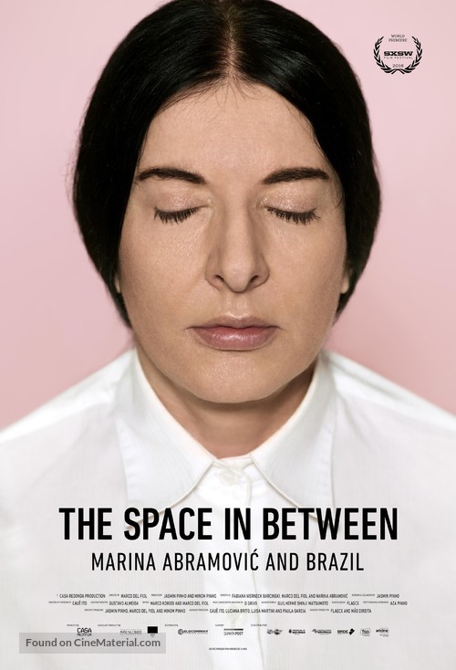 The Space in Between: Marina Abramovic and Brazil - Brazilian Movie Poster