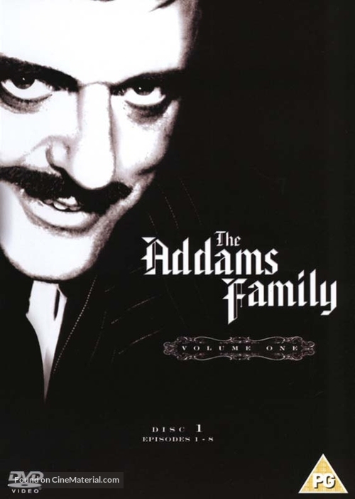 &quot;The Addams Family&quot; - British DVD movie cover