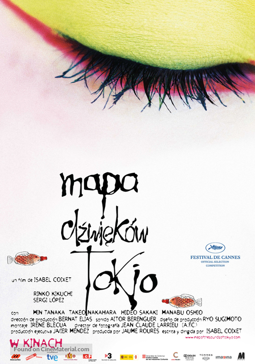 Map of the Sounds of Tokyo - Polish Movie Poster