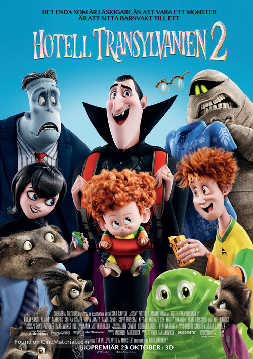 Hotel Transylvania 2 - Swedish Movie Poster