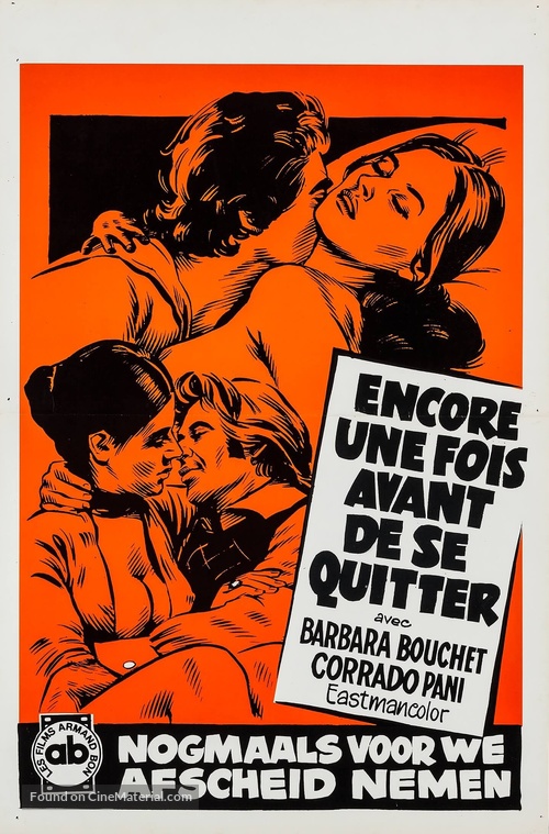 Ancora una volta prima di lasciarci - Belgian Movie Poster