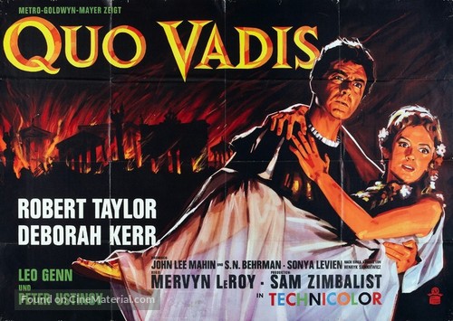 Quo Vadis - German Movie Poster