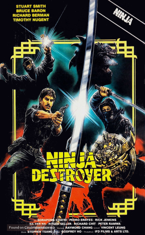 Ninja Destroyer - German Movie Cover