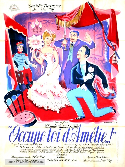 Occupe-toi d&#039;Am&eacute;lie - French Movie Poster