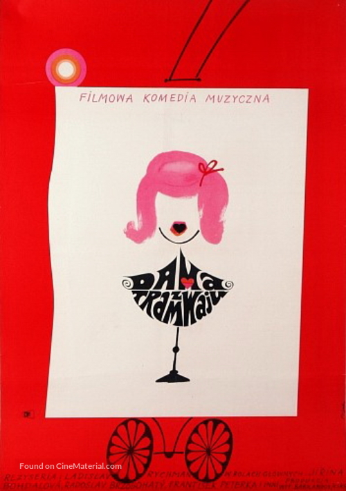 D&aacute;ma na kolej&iacute;ch - Polish Movie Poster