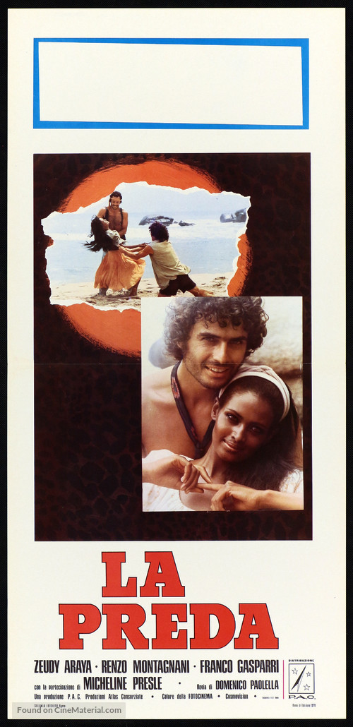 La preda - Italian Movie Poster