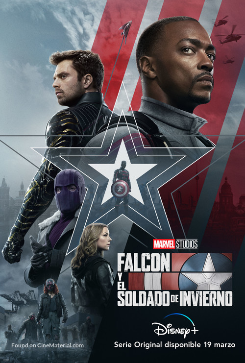 &quot;The Falcon and the Winter Soldier&quot; - Spanish Movie Poster