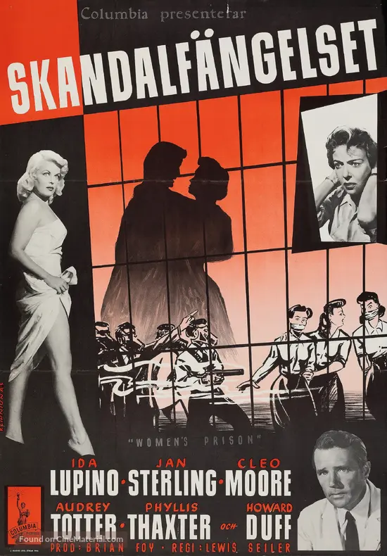 Women&#039;s Prison - Swedish Movie Poster