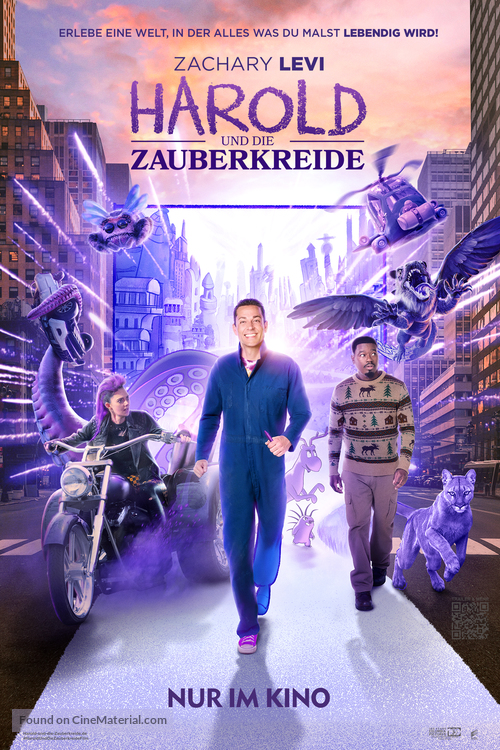 Harold and the Purple Crayon - German Movie Poster