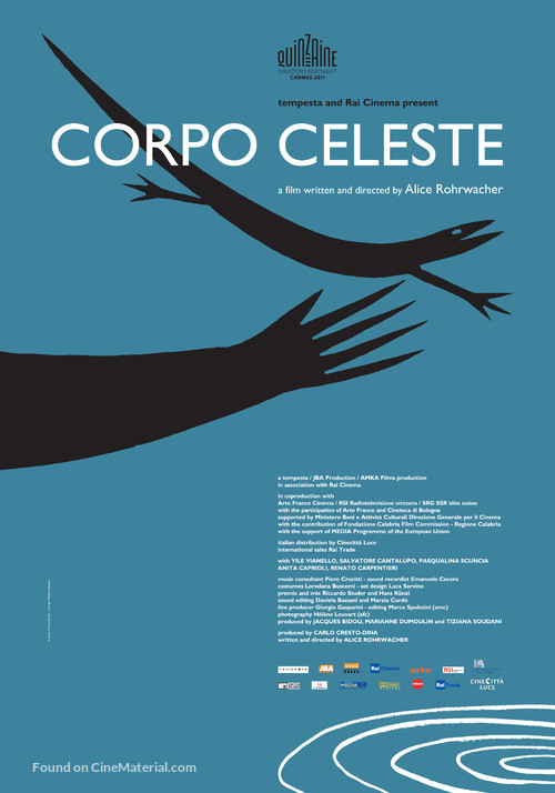 Corpo celeste - Swiss Movie Poster