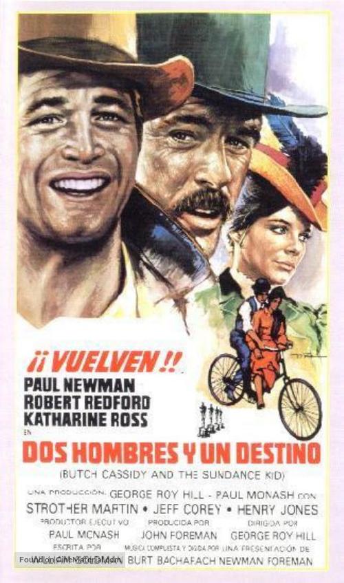 Butch Cassidy and the Sundance Kid - Spanish Movie Poster