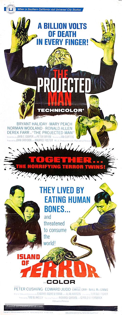 The Projected Man - Combo movie poster