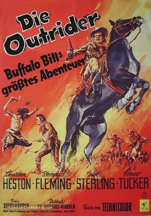 Pony Express - German Movie Poster