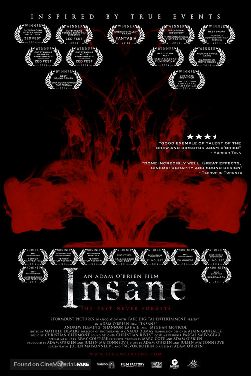 Insane - Canadian Movie Poster