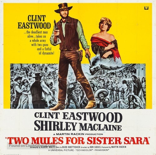 Two Mules for Sister Sara - Movie Poster