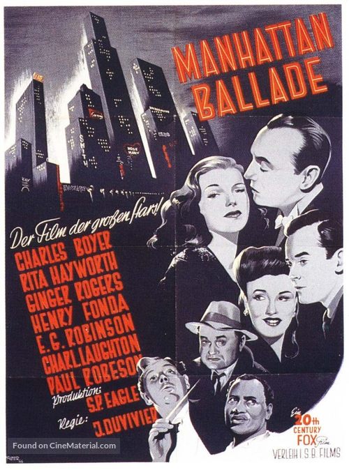 Tales of Manhattan - German Movie Poster