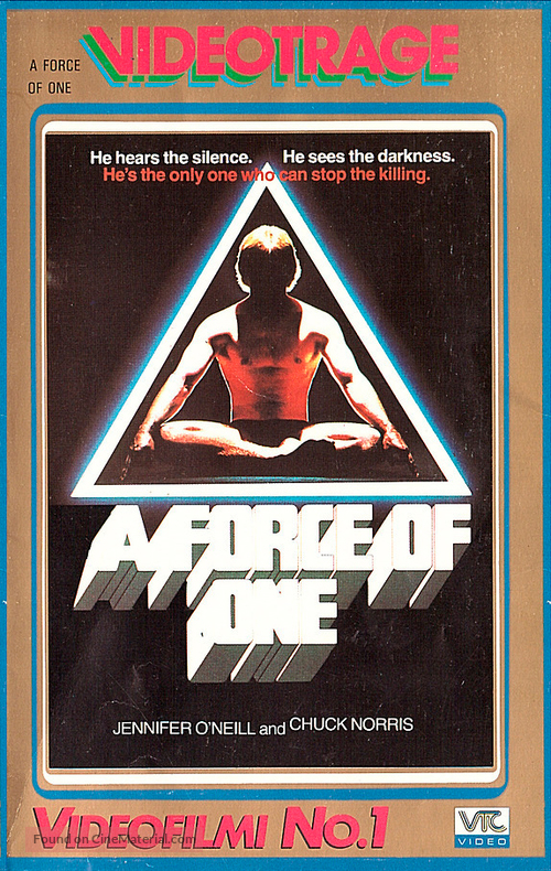 A Force of One - Finnish VHS movie cover