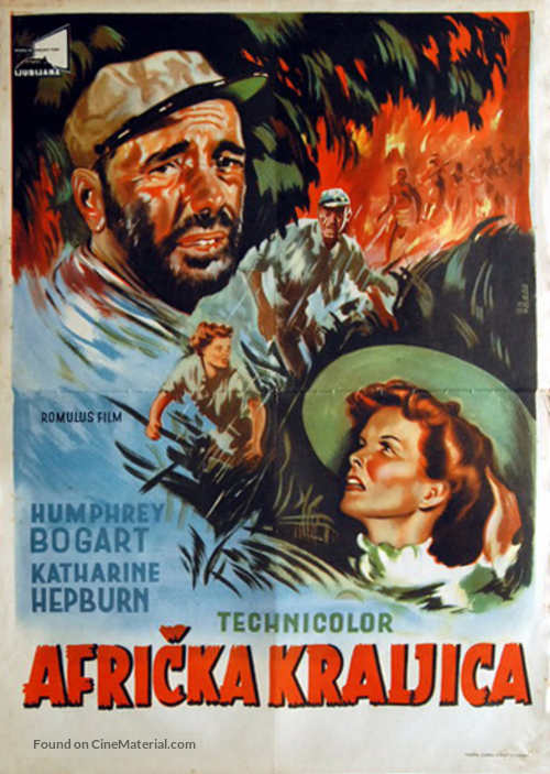 The African Queen - Yugoslav Movie Poster