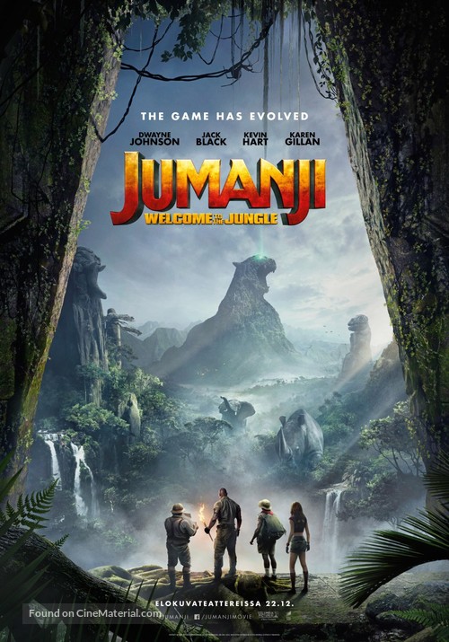 Jumanji: Welcome to the Jungle - Finnish Movie Poster