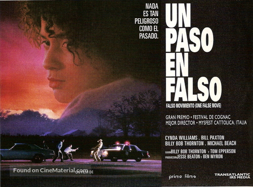 One False Move - Spanish Movie Poster